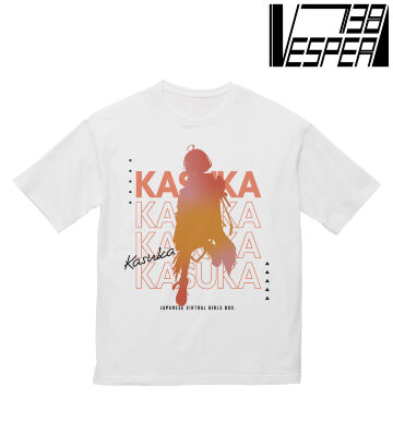 緜先生 描き下ろしイラスト カスカ タクティカルファッションver. BIGシルエットTシャツ