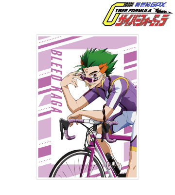 描き下ろしイラスト ブリード加賀 ロードバイクver. A3マット加工ポスター