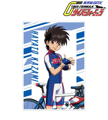描き下ろしイラスト 風見ハヤト ロードバイクver. A3マット加工ポスター