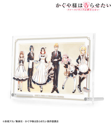 描き下ろしイラスト メイド＆執事ver. Ani-Art aqua label ダブルアクリルパネル