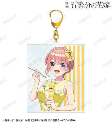 描き下ろしイラスト 中野一花 フルーツワンピースver. BIGアクリルキーホルダー