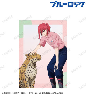 東武動物公園コラボ 描き下ろしイラスト 千切 豹馬 飼育係ver. クリアファイル