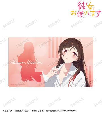 描き下ろしイラスト 水原千鶴 彼シャツver. プレイマット