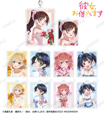 描き下ろしイラスト 花びらドレスver. トレーディングアクリルキーホルダー