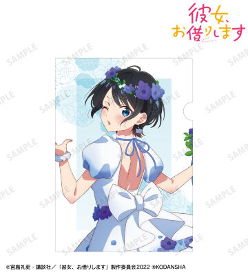 描き下ろしイラスト 更科瑠夏 花びらドレスver. クリアファイル
