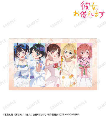 描き下ろしイラスト 集合 花びらドレスver. プレイマット