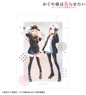 描き下ろしイラスト ストリートファッションver. Ani-Art aqua label A3マット加工ポスター
