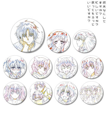 トレーディング原画マット缶バッジ