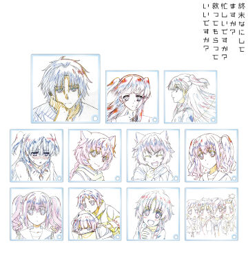 トレーディング原画アクリルスタンドパネル