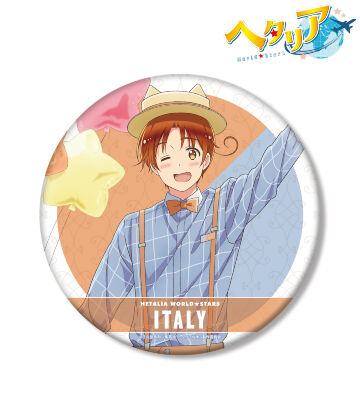 描き下ろしイラスト イタリア 遊園地ver. BIG缶バッジ