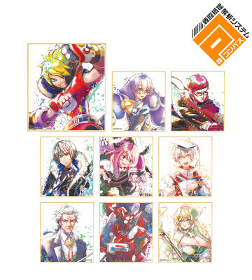 トレーディング Ani-Art aqua label ミニ色紙 ver.D