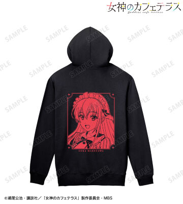 幕澤 桜花 バックプリントジップパーカー