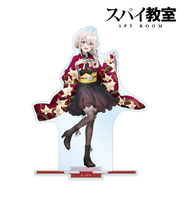 描き下ろしイラスト リリィ 花柄和装ver. BIGアクリルスタンド