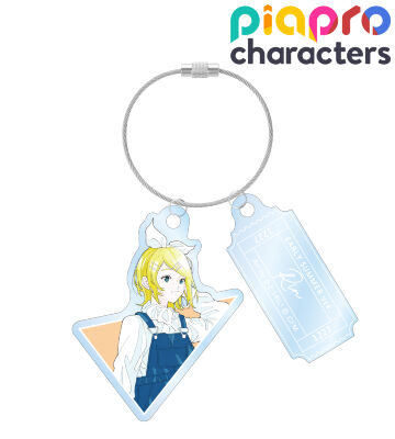 描き下ろしイラスト 鏡音リン 初夏のお出かけver. Art by かとうれい 2連ワイヤーアクリルキーホルダー