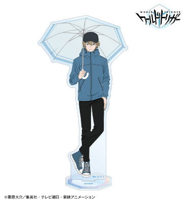 描き下ろしイラスト ヒュース 雨の日のお出かけver. BIGアクリルスタンド