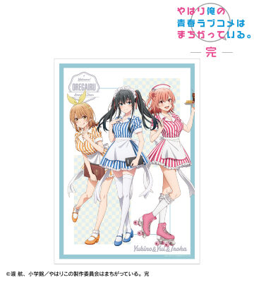 描き下ろしイラスト 集合 アメリカンダイナーver. A3マット加工ポスター