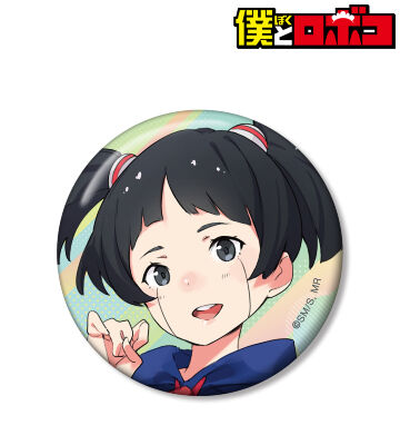 popman3580先生 描き下ろしイラスト ロボコ? かんわい〜〜!ver. 缶バッジ