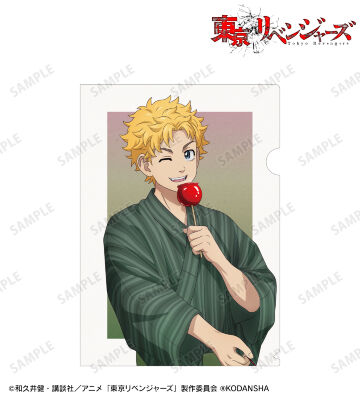 描き下ろしイラスト 花垣 武道 花火ver. クリアファイル