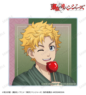 描き下ろしイラスト 花垣 武道 花火ver. アクリルステッカー