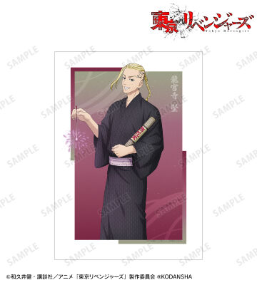 描き下ろしイラスト 龍宮寺 堅 花火ver. A3マット加工ポスター