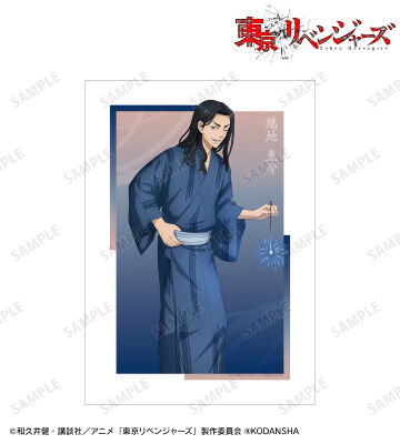 描き下ろしイラスト 場地 圭介 花火ver. A3マット加工ポスター