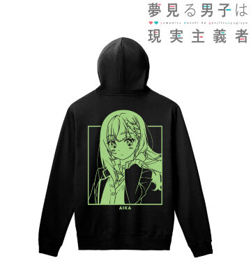 夏川愛華 バックプリントパーカー