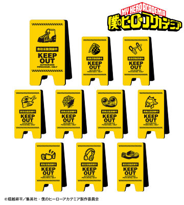 トレーディングアクリル立て看板風メモスタンド
