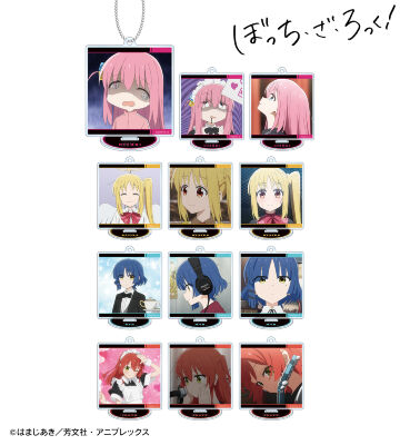 トレーディングシーンアクリルスタンドキーホルダー