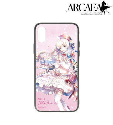 光 Ani-Art aqua label 強化ガラスiPhoneケース