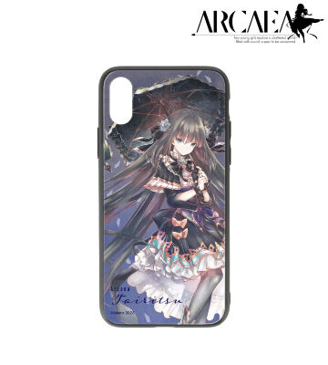 対立 Ani-Art aqua label 強化ガラスiPhoneケース