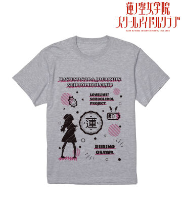 大沢 瑠璃乃 Ani-Sketch Tシャツ