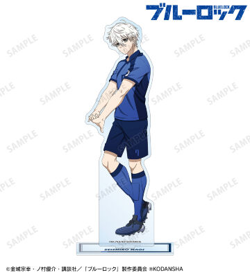 【新品】ブルーロック【アクリルスタンド2種+缶バッジ1セット】凪誠士郎&御影玲王 TVアニメ『ブルーロック』 - 凪 誠士郎&御影 玲王 Ani-Art 第2弾