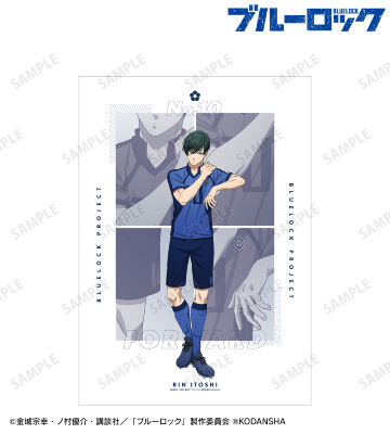 描き下ろしイラスト 糸師 凛 試合前の準備中ver. A3マット加工ポスター