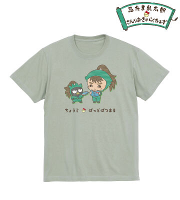 中在家長次×バッドばつ丸 Tシャツ/レディース