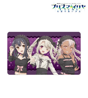 描き下ろしイラスト 集合 BLACK kawaii style ver. マルチデスクマット