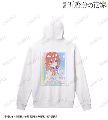 描き下ろしイラスト 中野三玖 制服エプロンver. Ani-Art clear label バックプリントジップパーカー