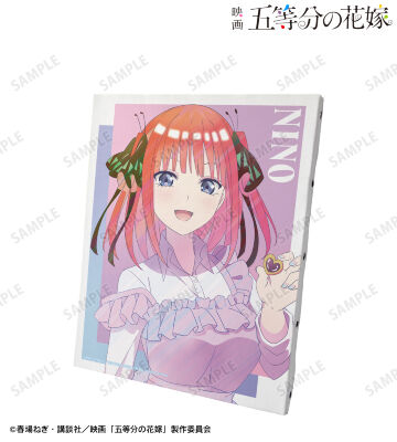 描き下ろしイラスト 中野二乃 制服エプロンver. Ani-Art clear label キャンバスボード