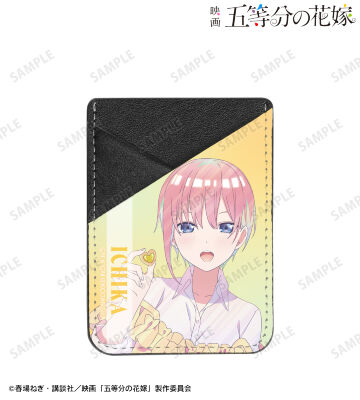描き下ろしイラスト 中野一花 制服エプロンver. Ani-Art clear label スマホカードポケット