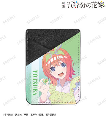 描き下ろしイラスト 中野四葉 制服エプロンver. Ani-Art clear label スマホカードポケット