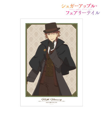 描き下ろしイラスト ヒュー・マーキュリー 探偵ver. A3マット加工ポスター