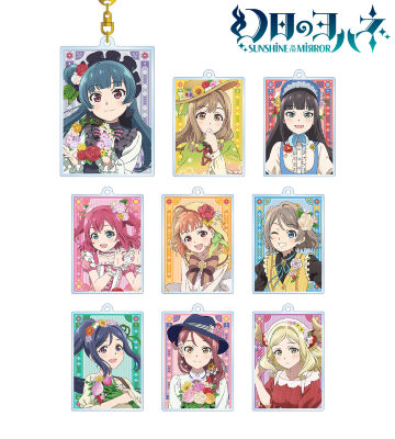 描き下ろしイラスト 花祭り村娘ver. トレーディングアクリルキーホルダー