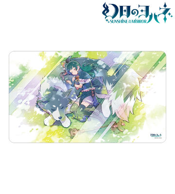 描き下ろしイラスト ヨハネ&ライラプス おつかれさまお昼寝タイムver. マルチデスクマット