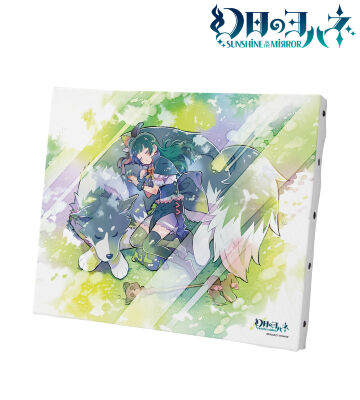 描き下ろしイラスト ヨハネ&ライラプス おつかれさまお昼寝タイムver. キャンバスボード