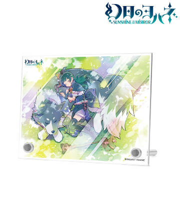 描き下ろしイラスト ヨハネ&ライラプス おつかれさまお昼寝タイムver. A6アクリルパネル