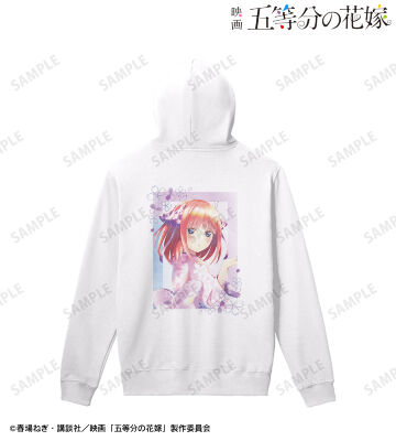 描き下ろしイラスト 中野二乃 桜和装ver. Ani-Art aqua label バックプリントジップパーカー