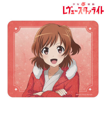 アニメ放送5周年記念 描き下ろし 愛城 華恋 SNOW QUEENver. マウスパッド