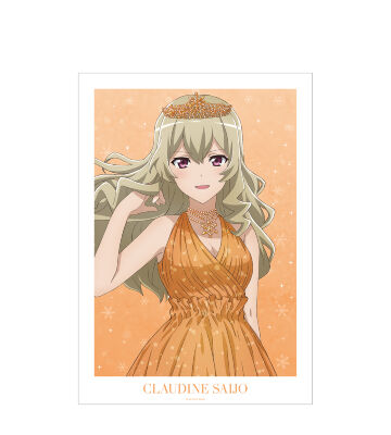 アニメ放送5周年記念 描き下ろし 西條 クロディーヌ SNOW QUEENver. A3マット加工ポスター