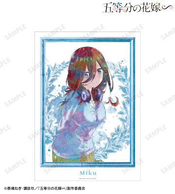 中野三玖 grunge CANVAS A3マット加工ポスター