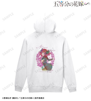 中野二乃 grunge CANVAS バックプリントジップパーカー