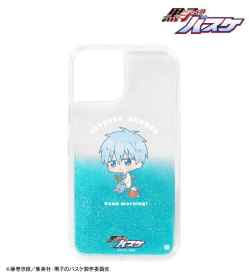 黒子テツヤ ちびキャラ 朝のひとときver. グリッターiPhoneケース